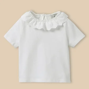 T-shirt col raffiné - Coton biologique Bébé