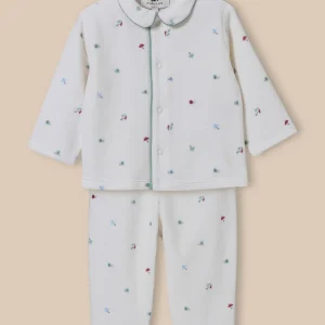 Pyjama en velours bébé