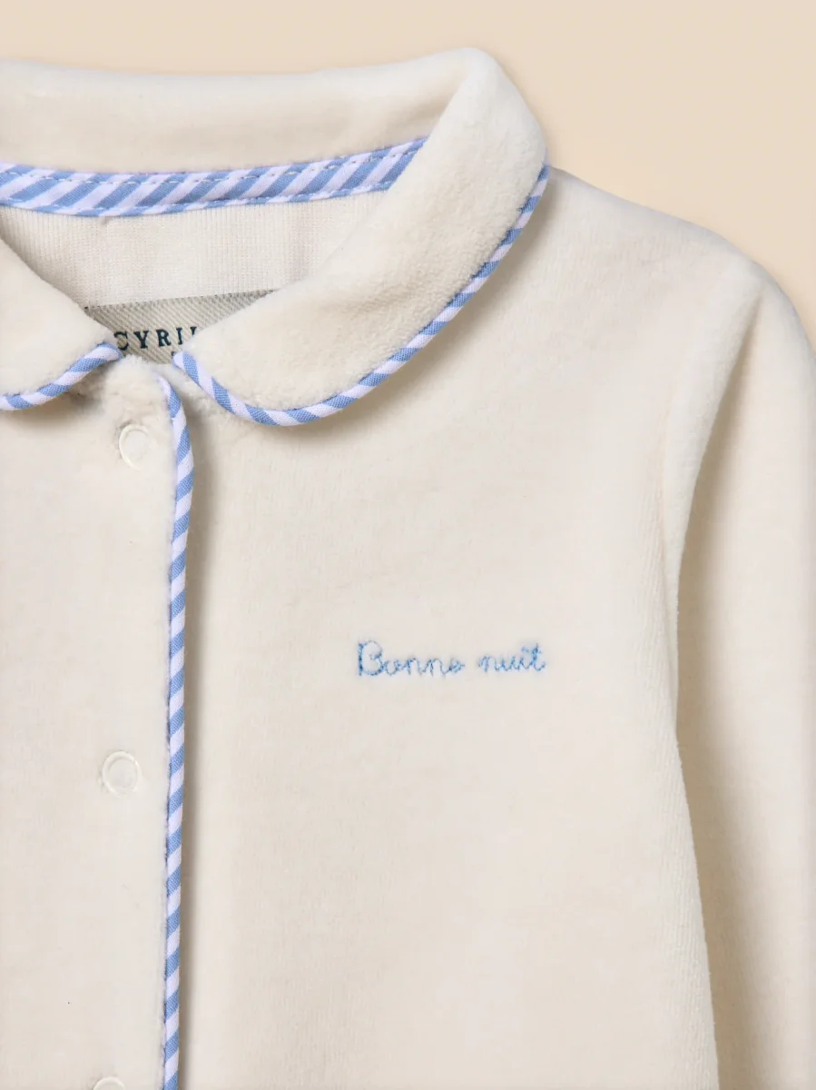 Dors-bien Bébé en velours et son doudou – Image 4