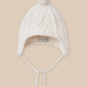 Bonnet péruvien en laine doublé de polaire – Bébé