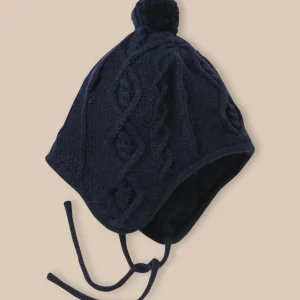 Bonnet péruvien en laine doublé de polaire – Bébé