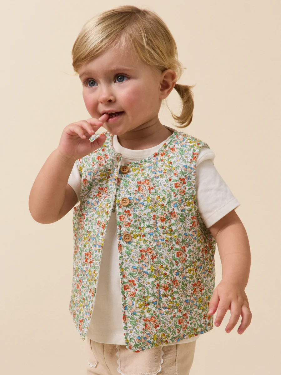 Veste en tissu Liberty Bébé – Image 2