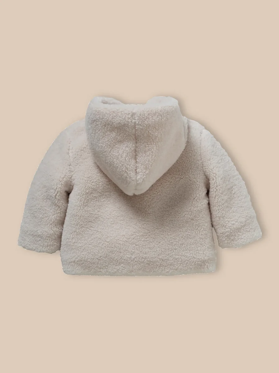 Veste burnous en sherpa Bébé – Image 3