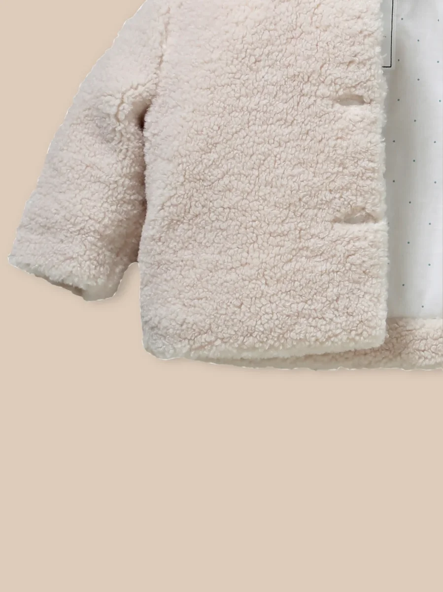 Veste burnous en sherpa Bébé – Image 4