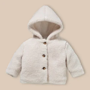 Veste burnous en sherpa Bébé