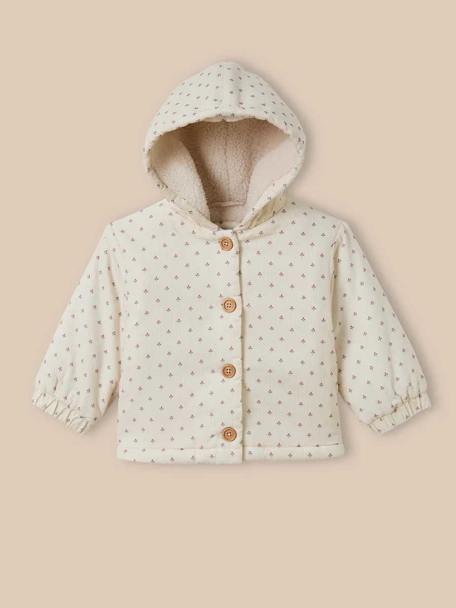 Veste en velours doublée sherpa Bébé – Image 2