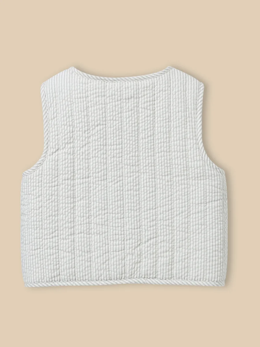 Veste sherpa sans manches – Image 3