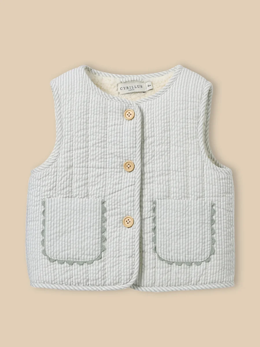 Veste sherpa sans manches – Image 2