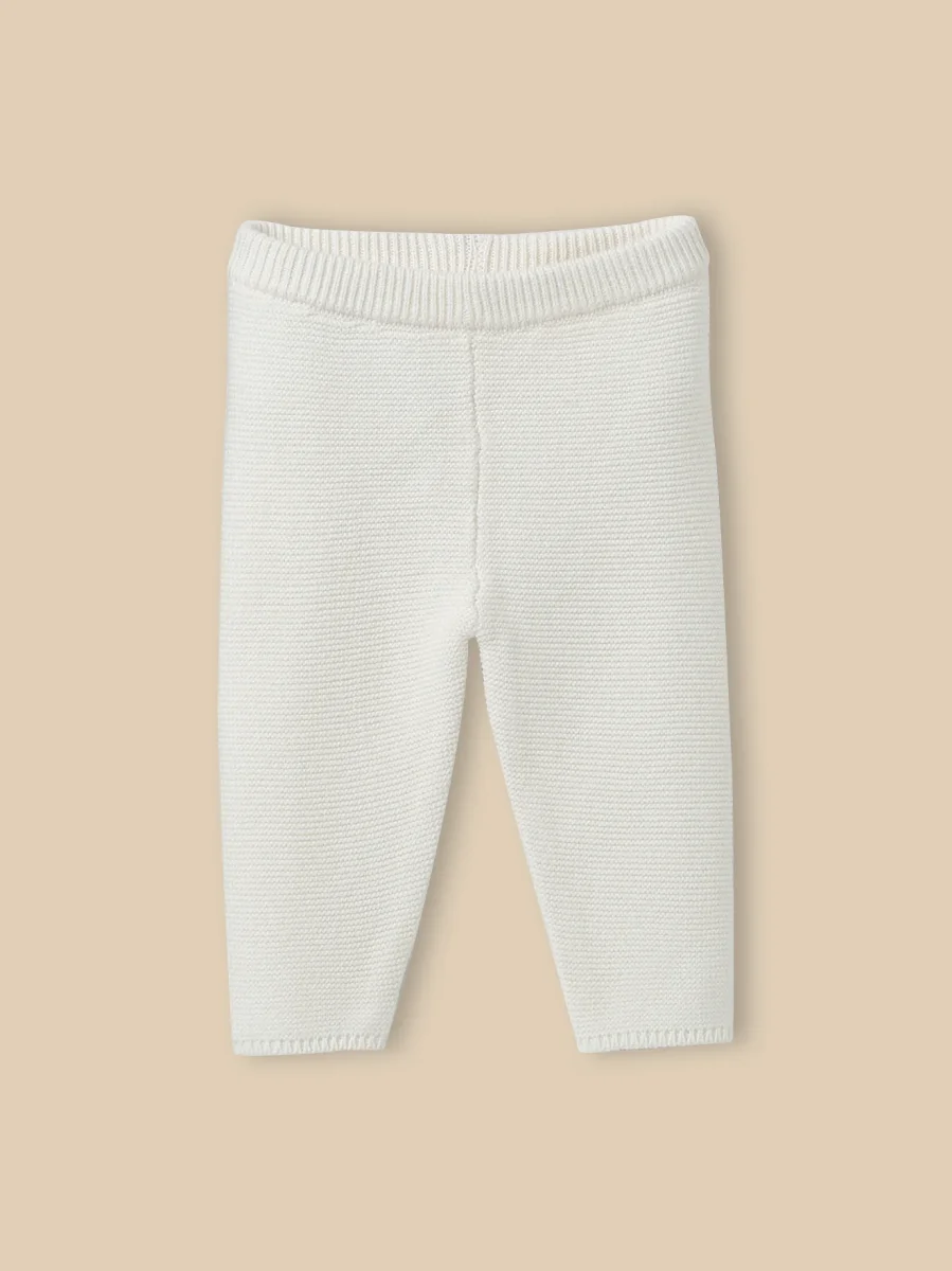 Legging bébé en coton biologique et laine