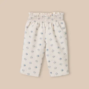 Pantalon en velours imprimé Bébé