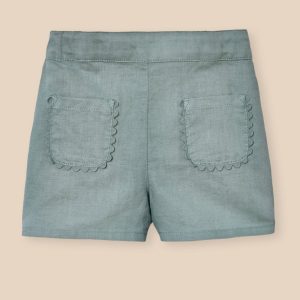 Short en lin et coton Bébé