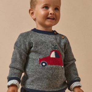Pull bébé en laine