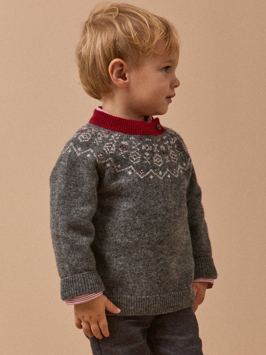 Pull en Lambswool Bébé – Image 2