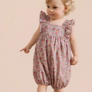 Combi-bloomer en tissu Liberty Bébé