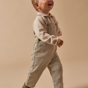 Salopette rayée Bébé - Collection Hickory Stripes