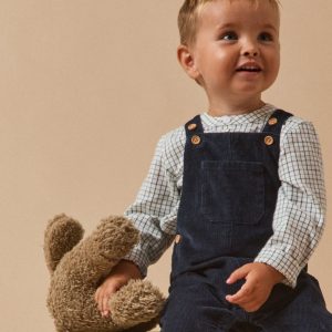 Salopette en velours Bébé