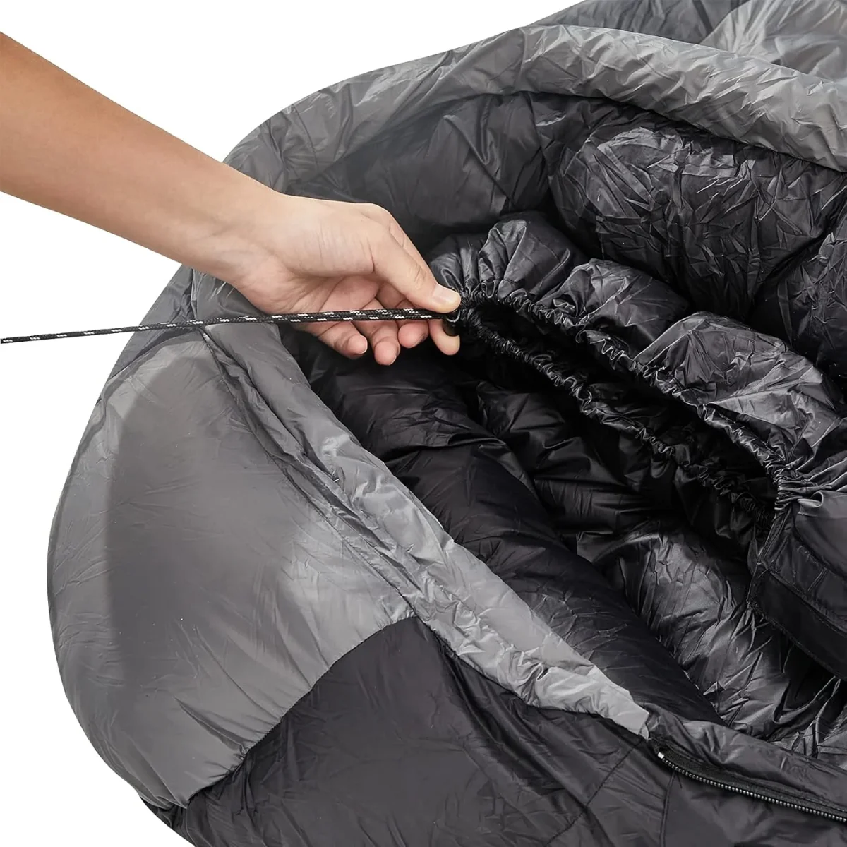 Sac de couchage duvet 800 g 380T, momie 3/4 saisons – Image 8