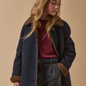 Manteau doublé sherpa Fille