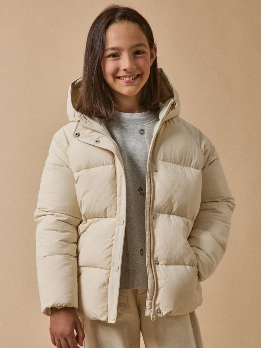 Doudoune doublée polaire Fille