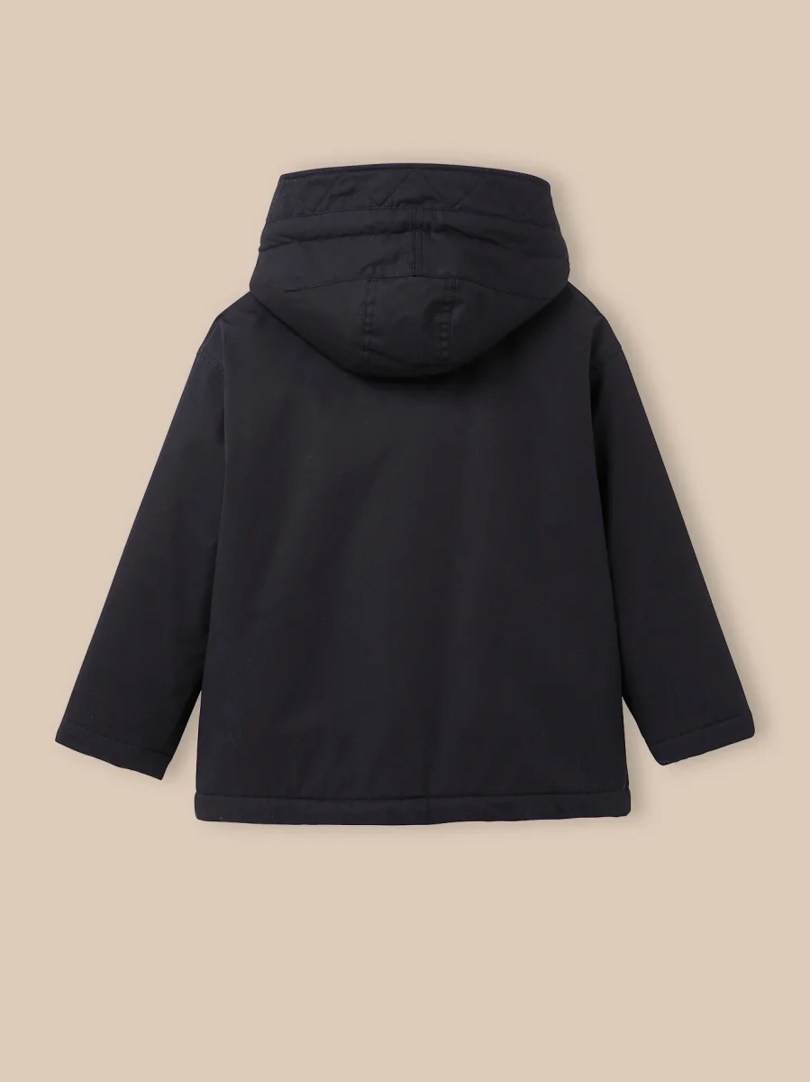 Parka courte Fille doublée léopard – Image 3