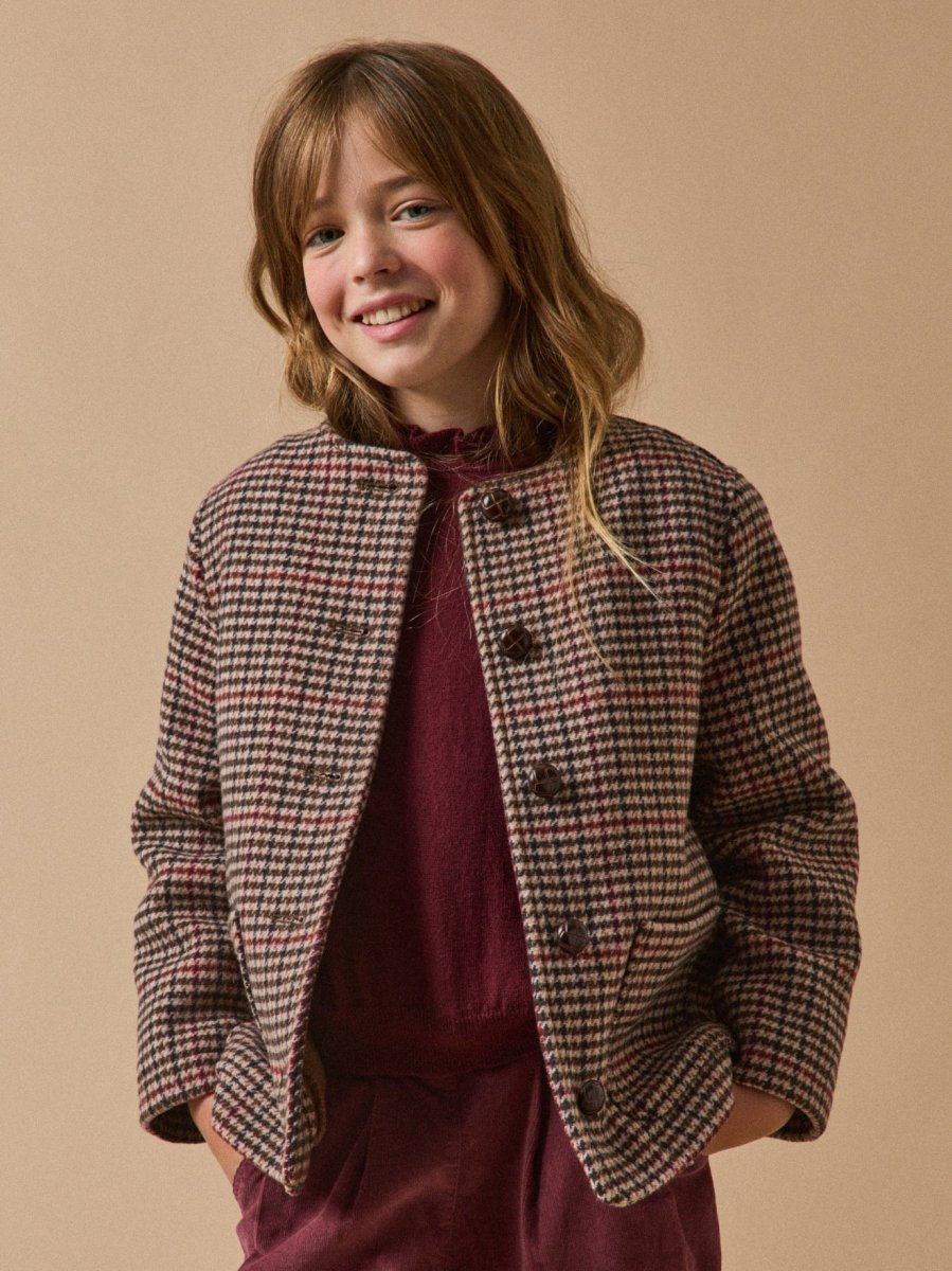 Manteau en lainage Fille