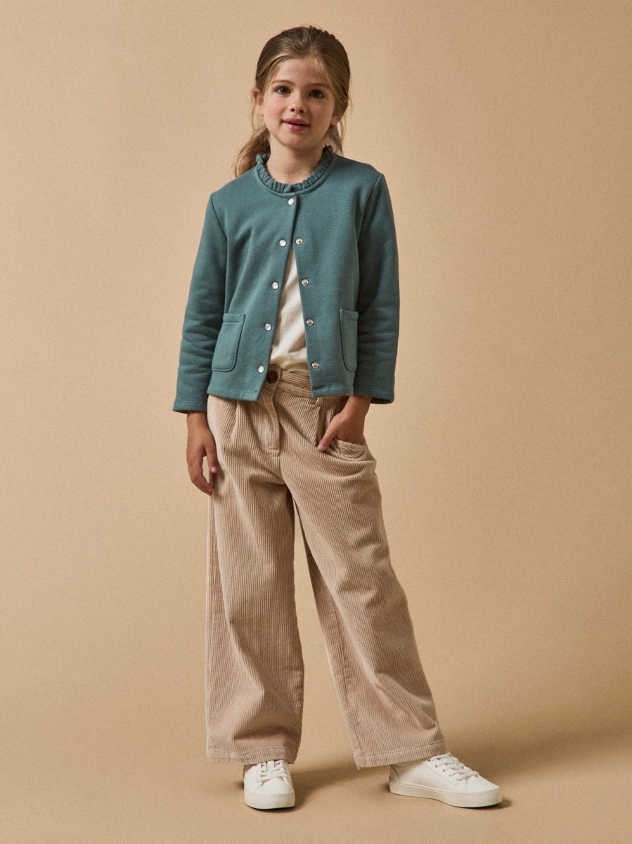 Pantalon flare en velours Fille – Image 7