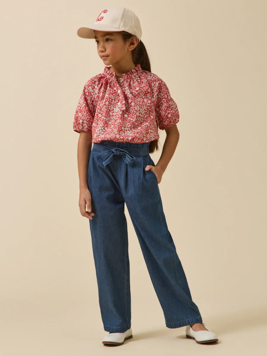 Pantalon large Fille en denim light – Image 6