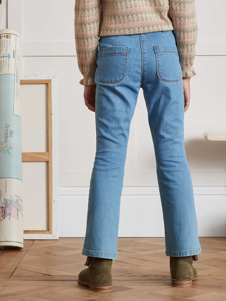 Pantalon flare Fille en denim – Image 3