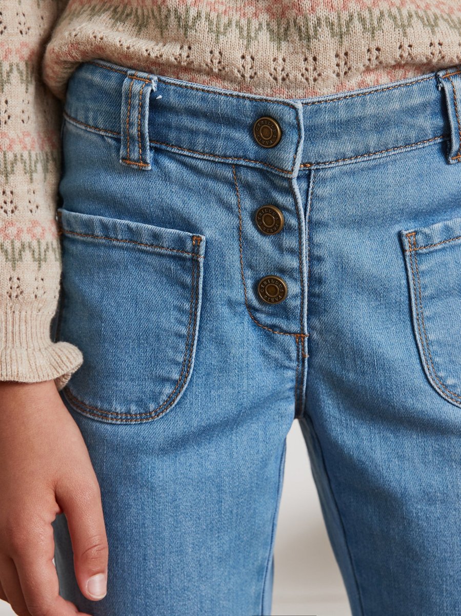 Pantalon flare Fille en denim – Image 4