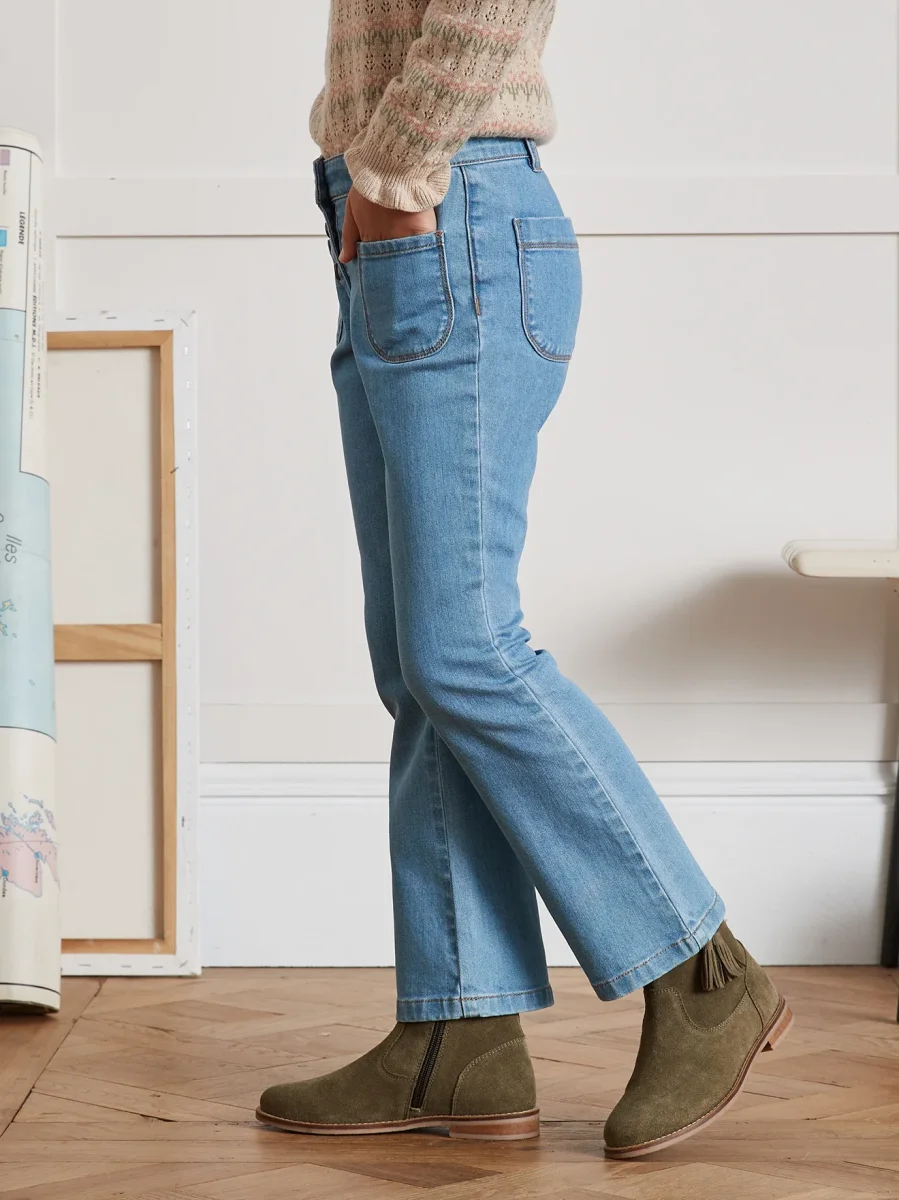 Pantalon flare Fille en denim – Image 5