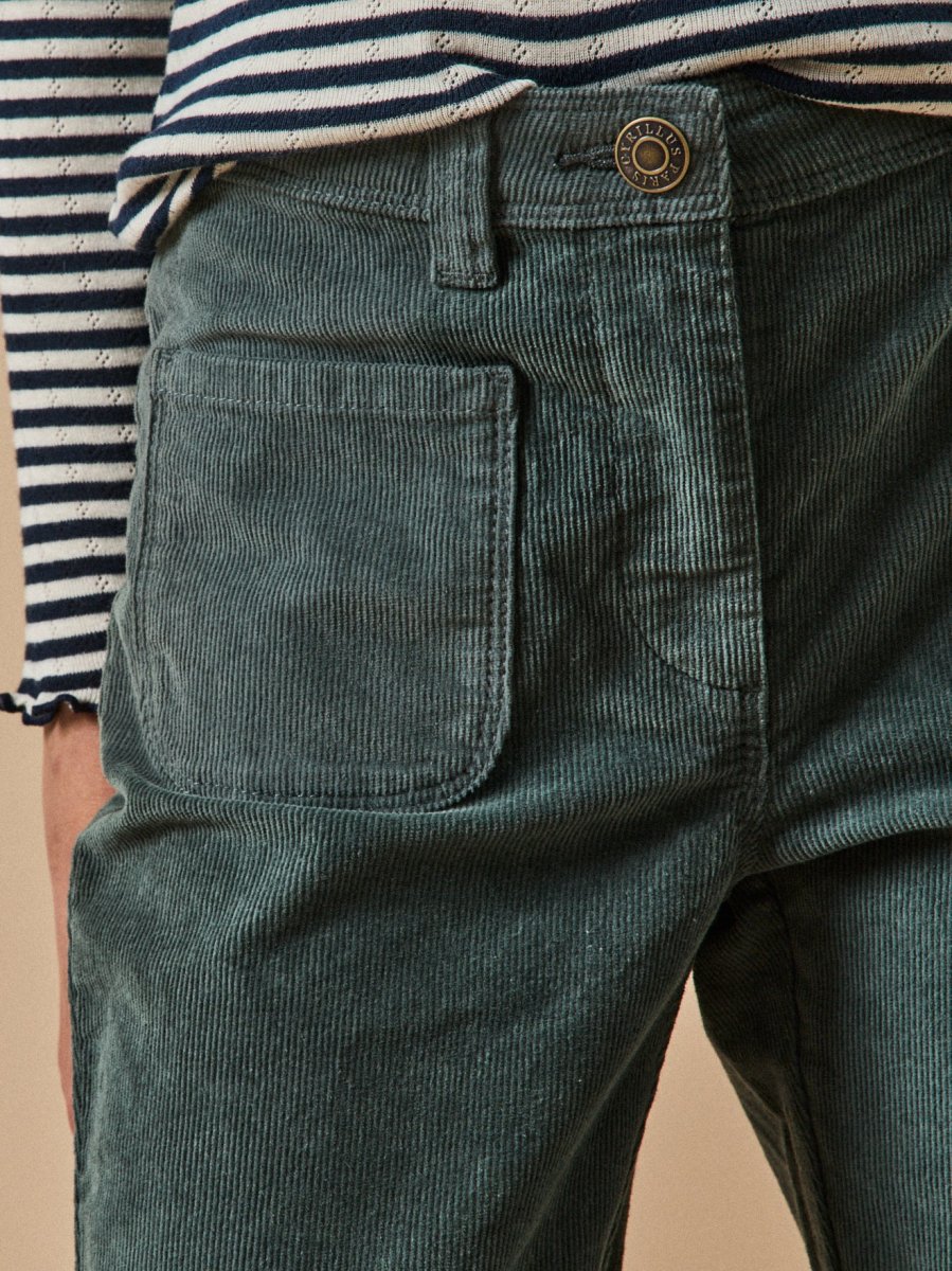 Pantalon flare Fille en velours – Image 4