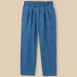 Pantalon large Fille denim light