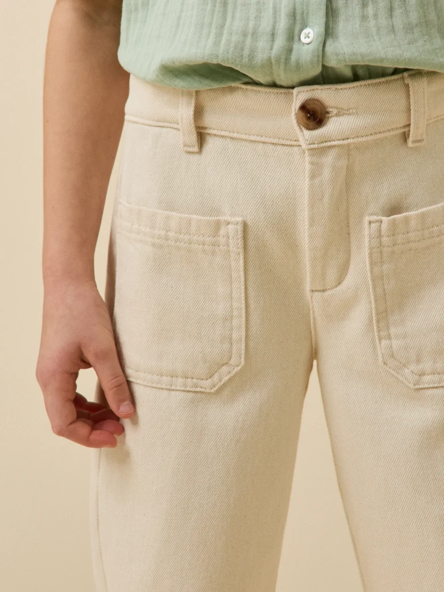 Pantalon droit Fille en denim – Image 4