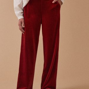 Pantalon en panne de velours Fille