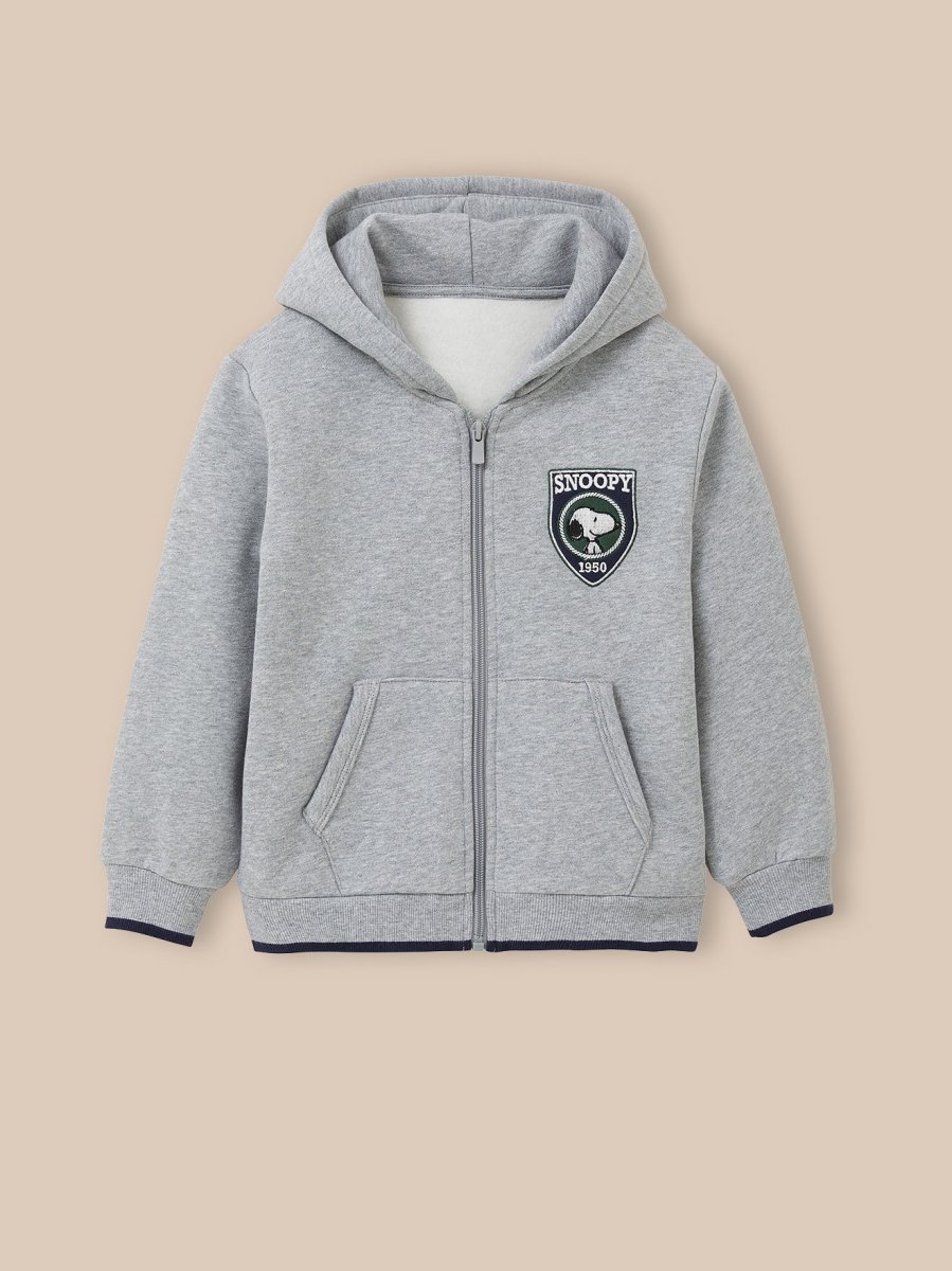 Sweat zippé Enfant Cyrillus x PEANUTS(TM) Collection Snoopy – Image 2