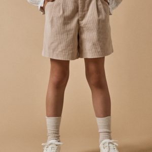 Short velours taille haute Fille