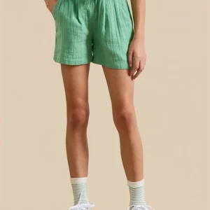 Short Fille en gaze de coton biologique