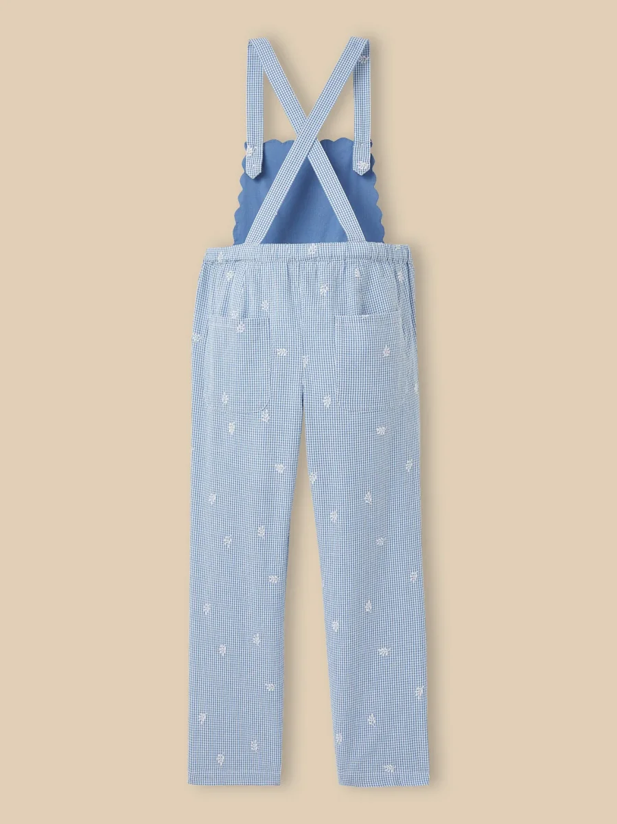 Salopette Fille - vichy brodé – Image 5