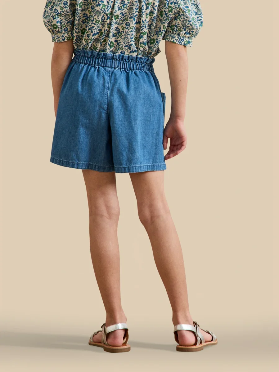 Short Fille en denim light – Image 3