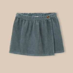 Jupe-short en velours Fille