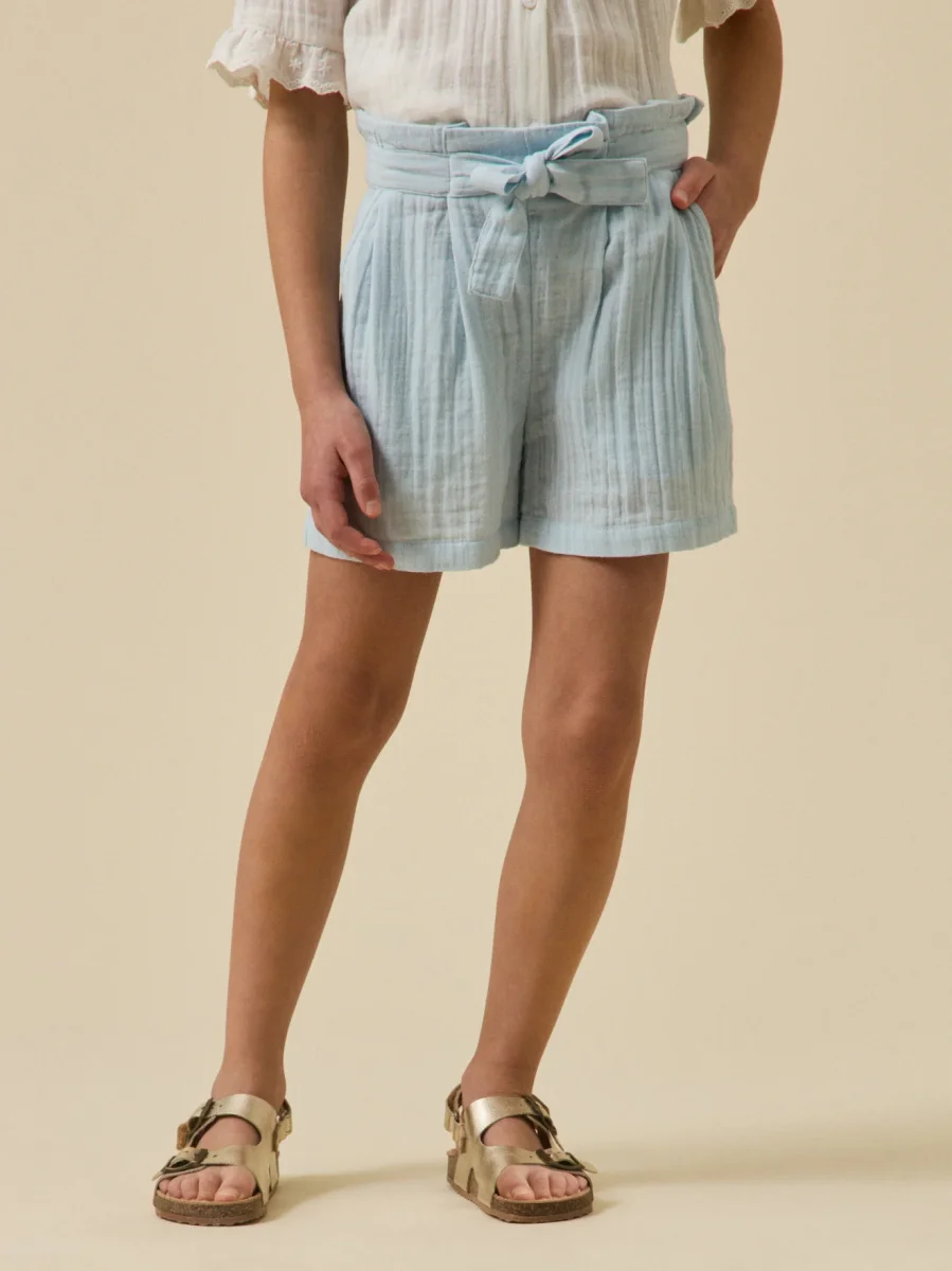 Short Fille en gaze de coton - Collection Junior
