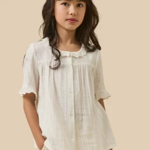 Chemise Fille en gaze - Coton biologique