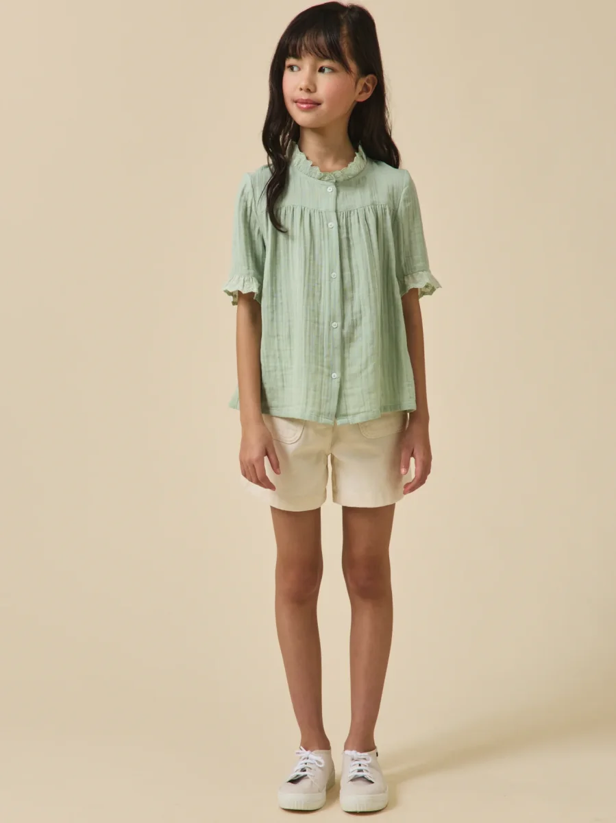 Chemise Fille en gaze - Coton biologique – Image 4