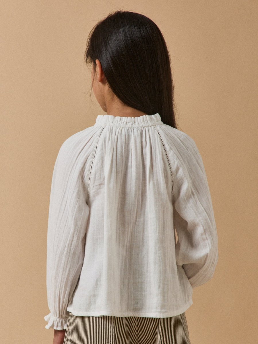 Blouse Fille en gaze de coton – Image 3