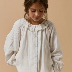 Chemise en gaze de coton Fille