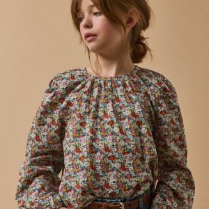 Blouse en tissu Liberty Libby Fille