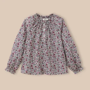 Blouse en tissu Liberty Meadow Fille