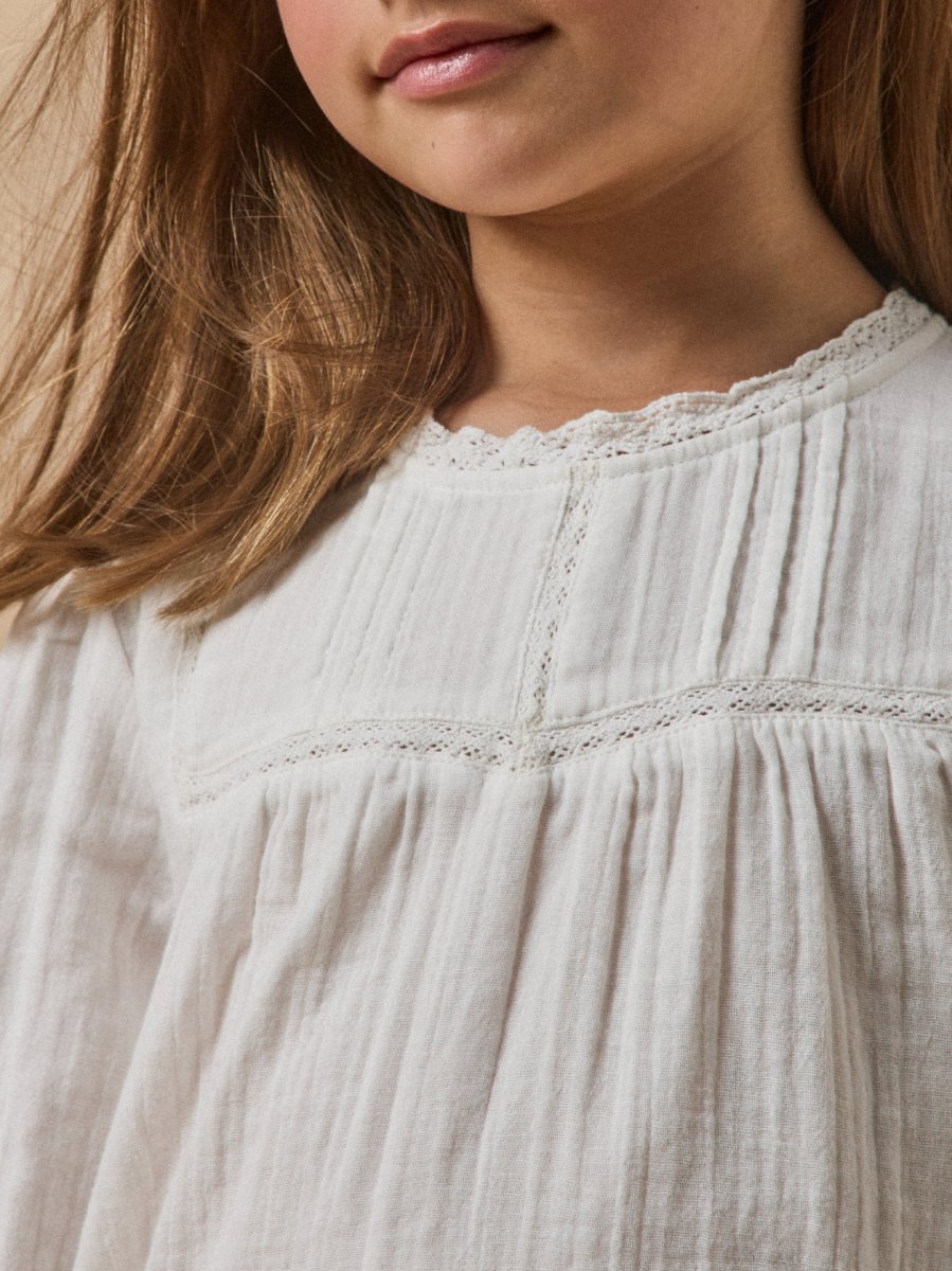 Chemise trousseau Fille gaze de coton – Image 4