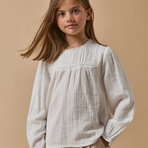 Chemise trousseau Fille gaze de coton