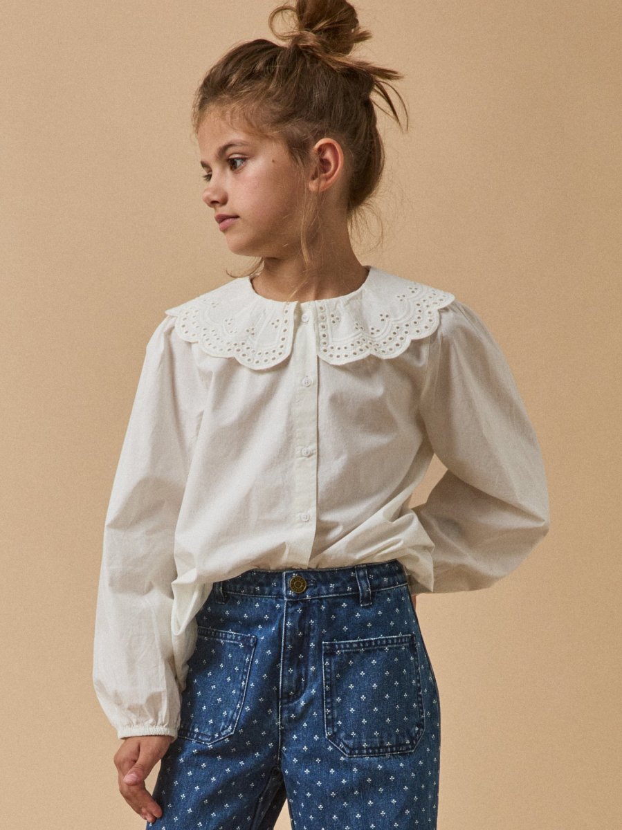 Blouse Fille maxi col